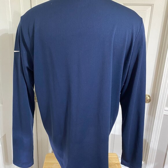 XL Nike New England Patriots Zip Front Shirt - Picture 2 of 10